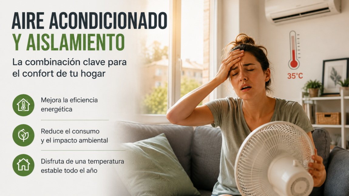 Aire Acondicionado y Aislamiento: cómo mantener tu casa más fresca en verano