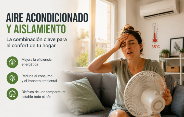 Aire Acondicionado y Aislamiento: cómo mantener tu casa más fresca en verano